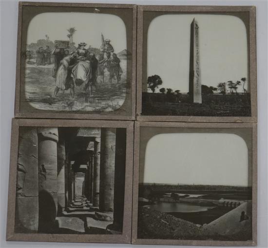 A quantity of slides relating to Egypt